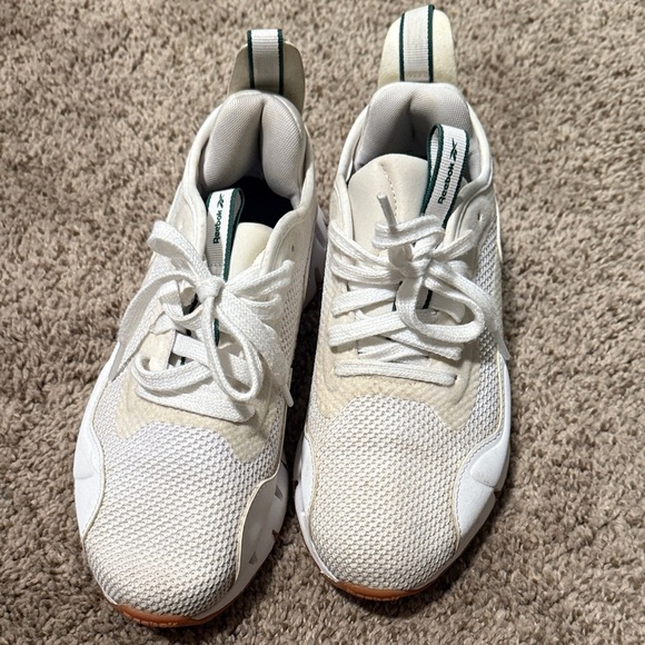 Reebok Shoes - Reebok White and Green Sneakers